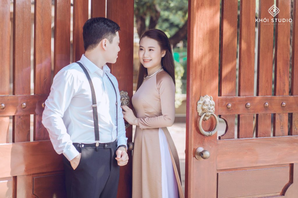 Cách Phối Đồ Cùng Áo Dài Cưới Giúp Che Khuyết Điểm Cho Cô Dâu Mập Lùn 2